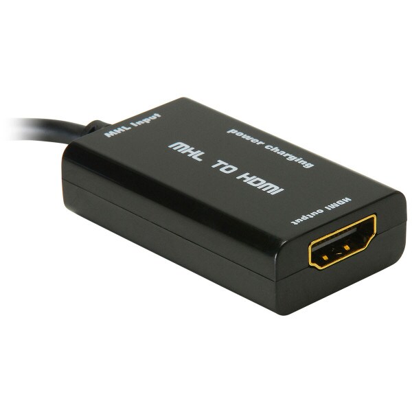 Main product image for MHL Adapter USB Micro B to HDMI with Power/Chargi 180-698